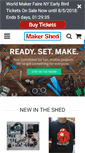 Mobile Screenshot of makershed.com